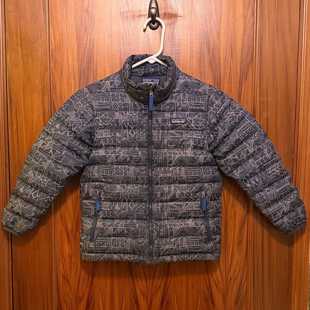 Patagonia kids navy print Jacket